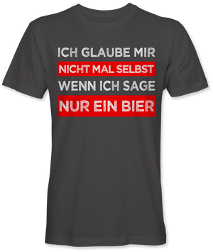 Ich glaube mir nicht mal selbst