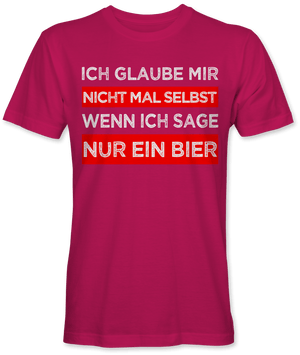 Ich glaube mir nicht mal selbst