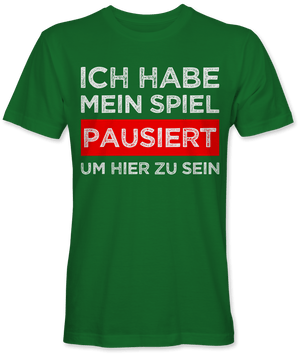 Ich habe mein Spiel pausiert
