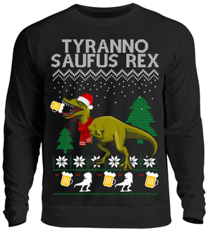 Tyrannosaufus Rex Ugly Christmas Sweater Sweater - Kreisligahelden.de