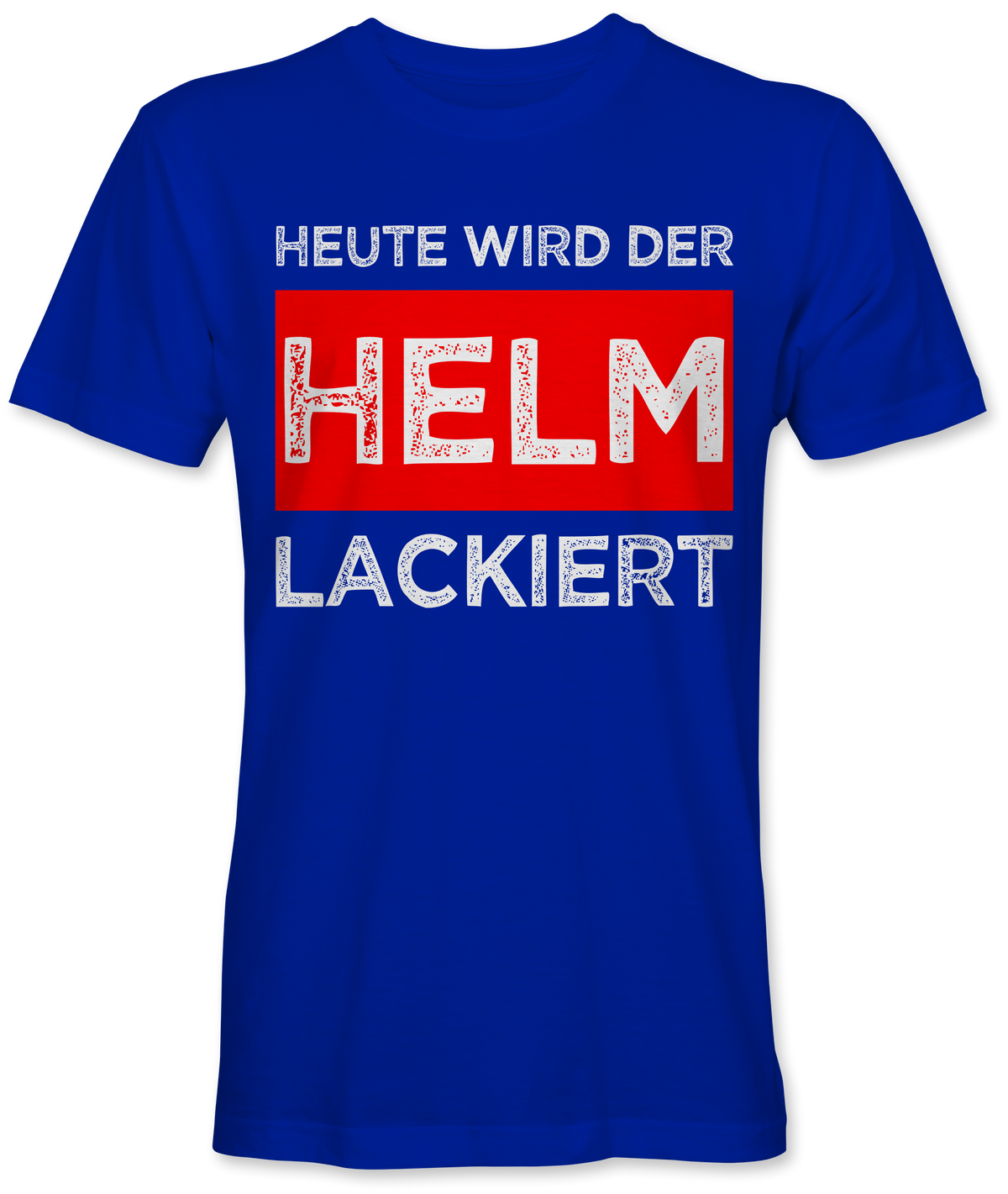 Heute wird der Helm lackiert