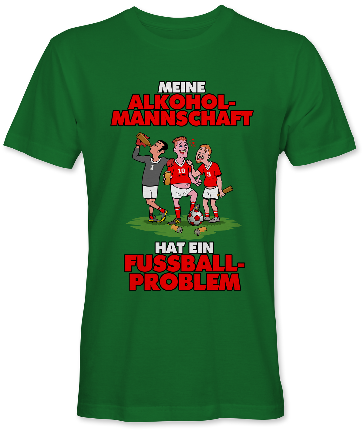 Meine Alkoholmannschaft hat ein Fussball Problem