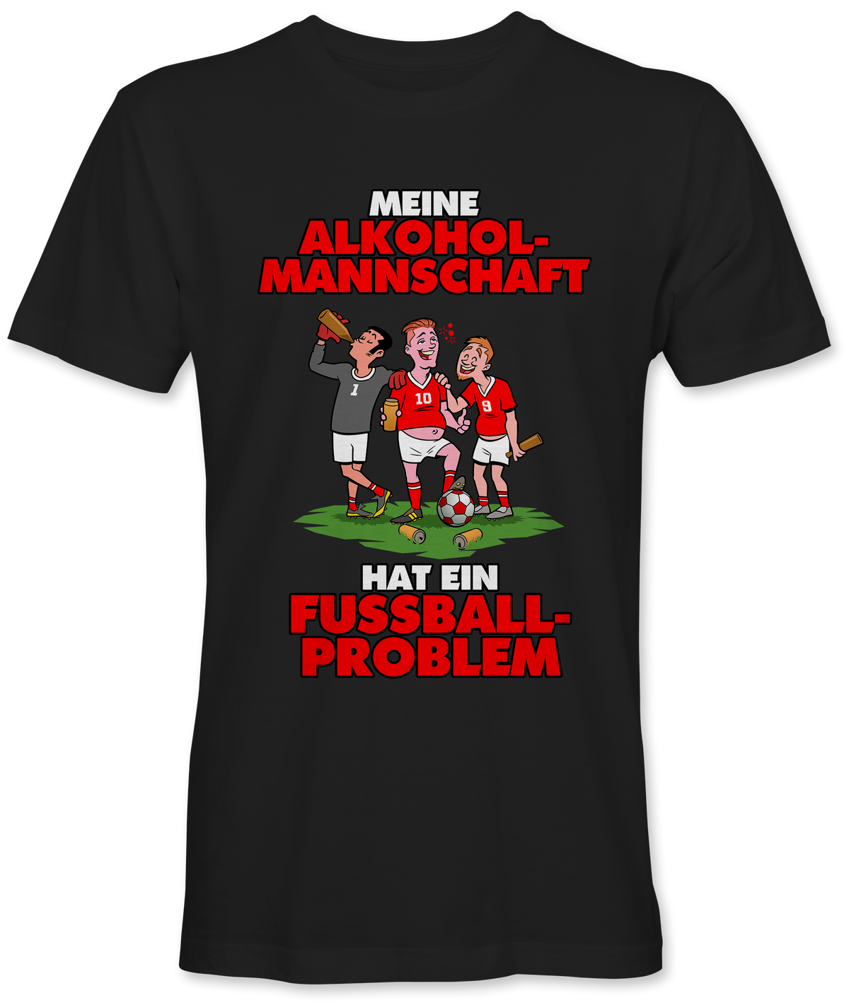 Meine Alkoholmannschaft hat ein Fussball Problem