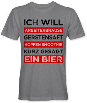 Ein Bier will ich
