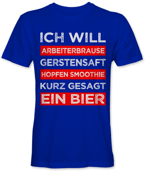 Ein Bier will ich