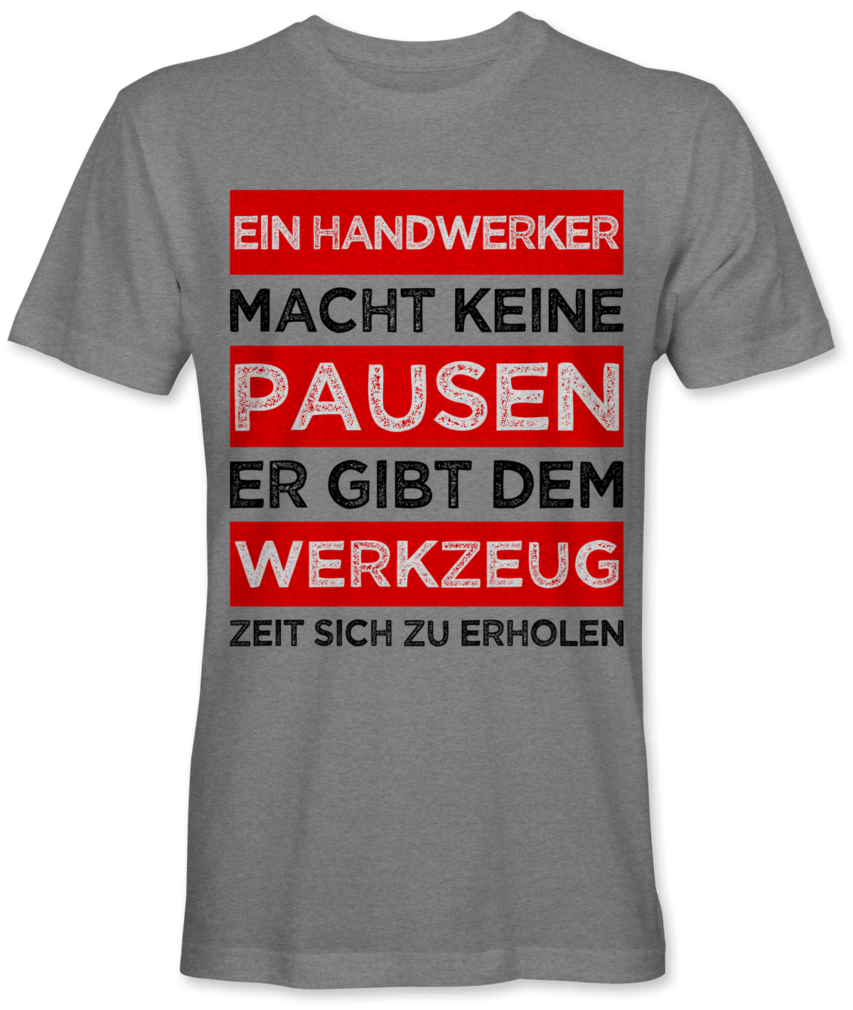 Ein Handwerker macht keine Pausen