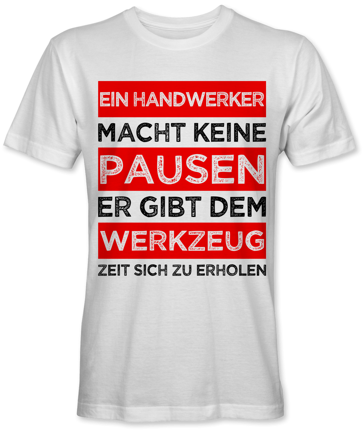 Ein Handwerker macht keine Pausen