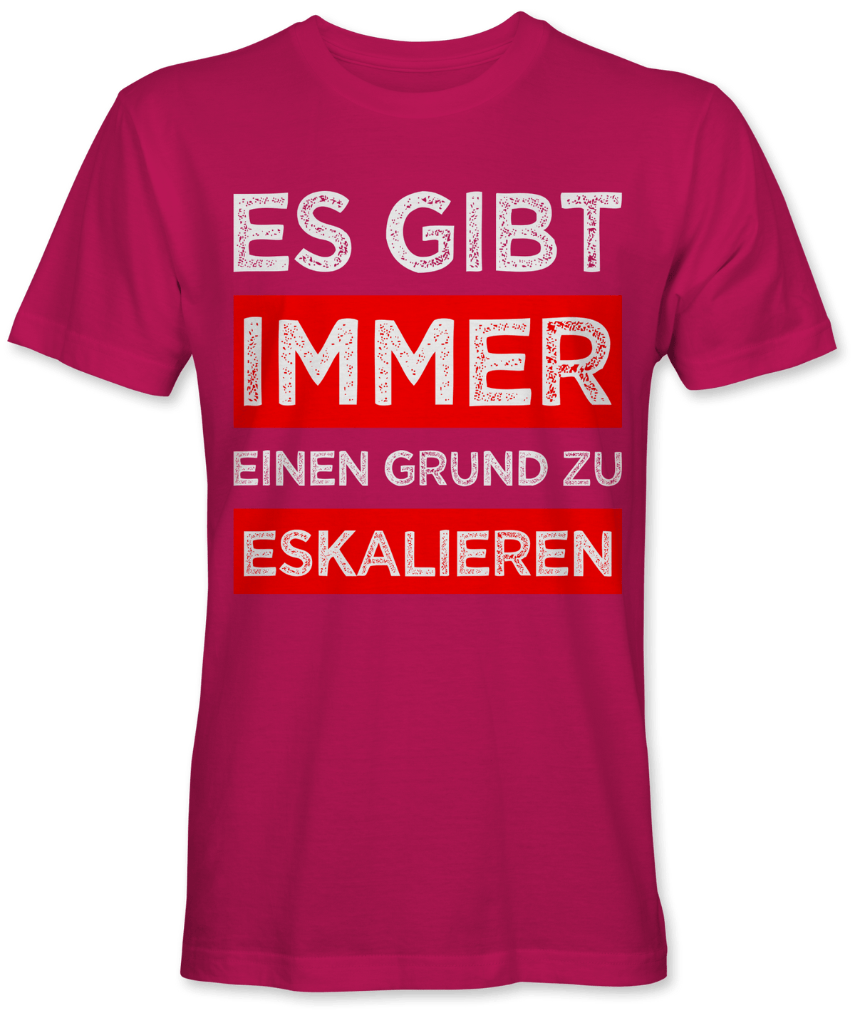 Es gibt immer einen Grund zu eskalieren