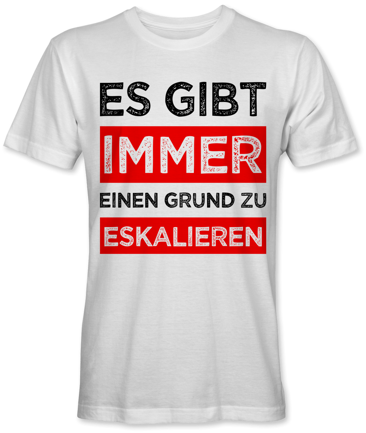 Es gibt immer einen Grund zu eskalieren