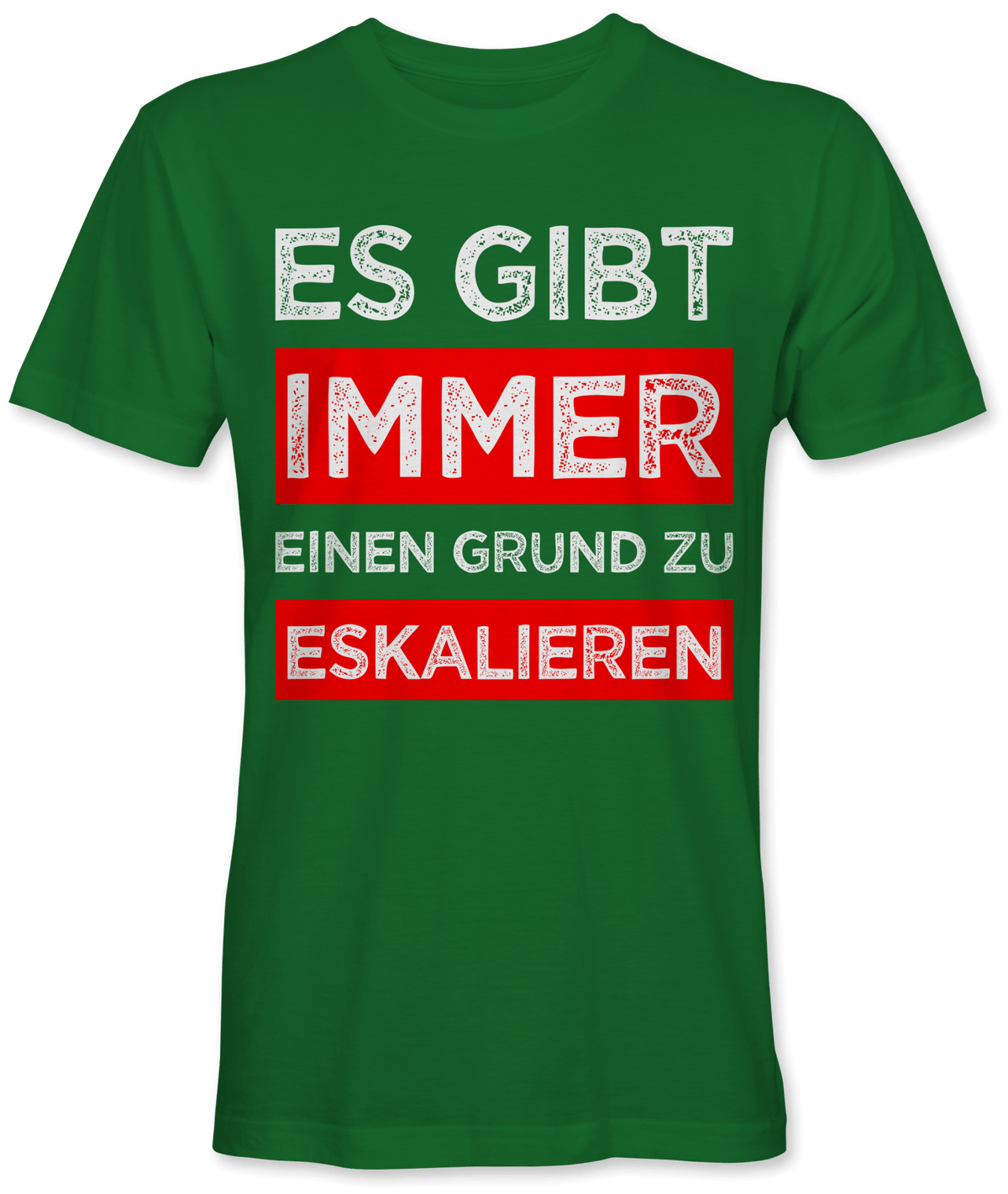 Es gibt immer einen Grund zu eskalieren