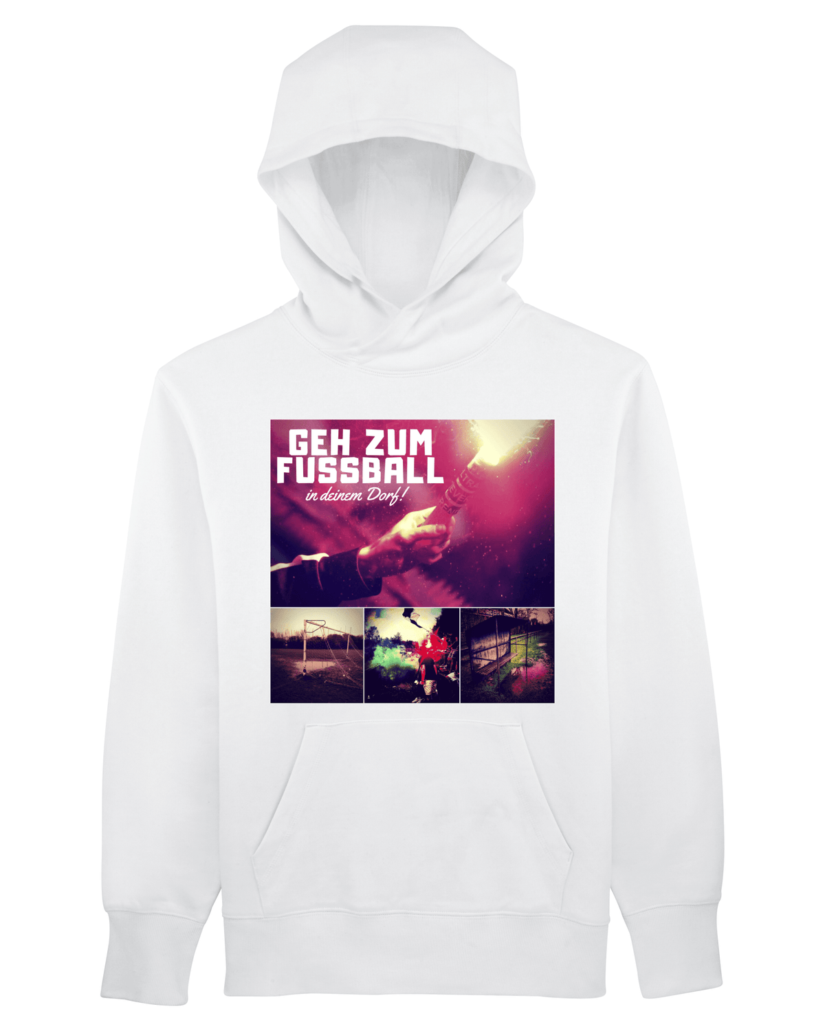 Geh zum Fussball in deinem Dorf Premium Hoodie Hoodie - Kreisligahelden.de