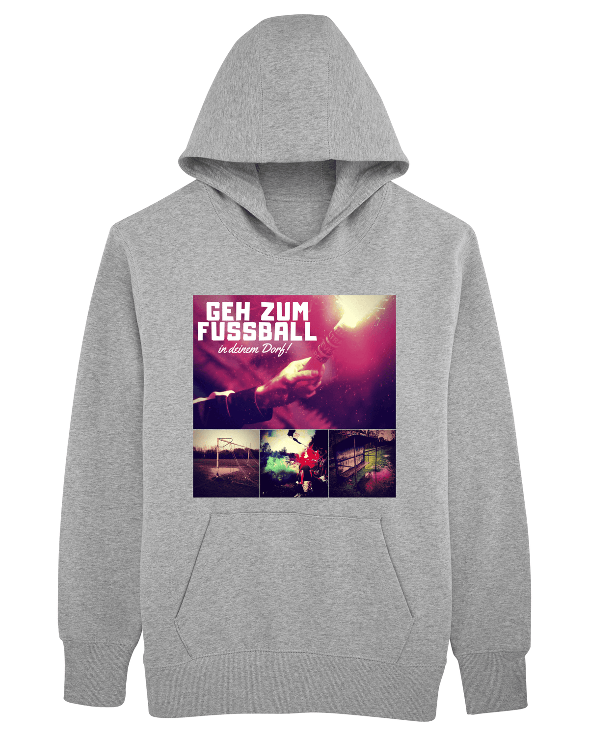 Geh zum Fussball in deinem Dorf Premium Hoodie Hoodie - Kreisligahelden.de