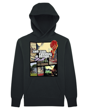 Geh zum Fussball in deiner Stadt Premium Hoodie Hoodie - Kreisligahelden.de