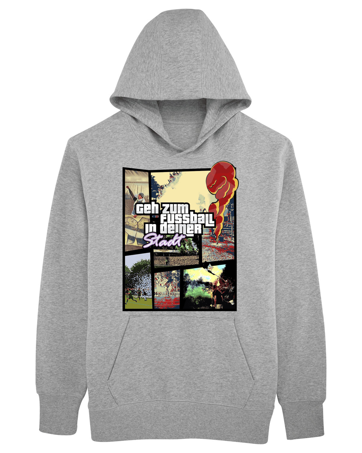 Geh zum Fussball in deiner Stadt Premium Hoodie Hoodie - Kreisligahelden.de