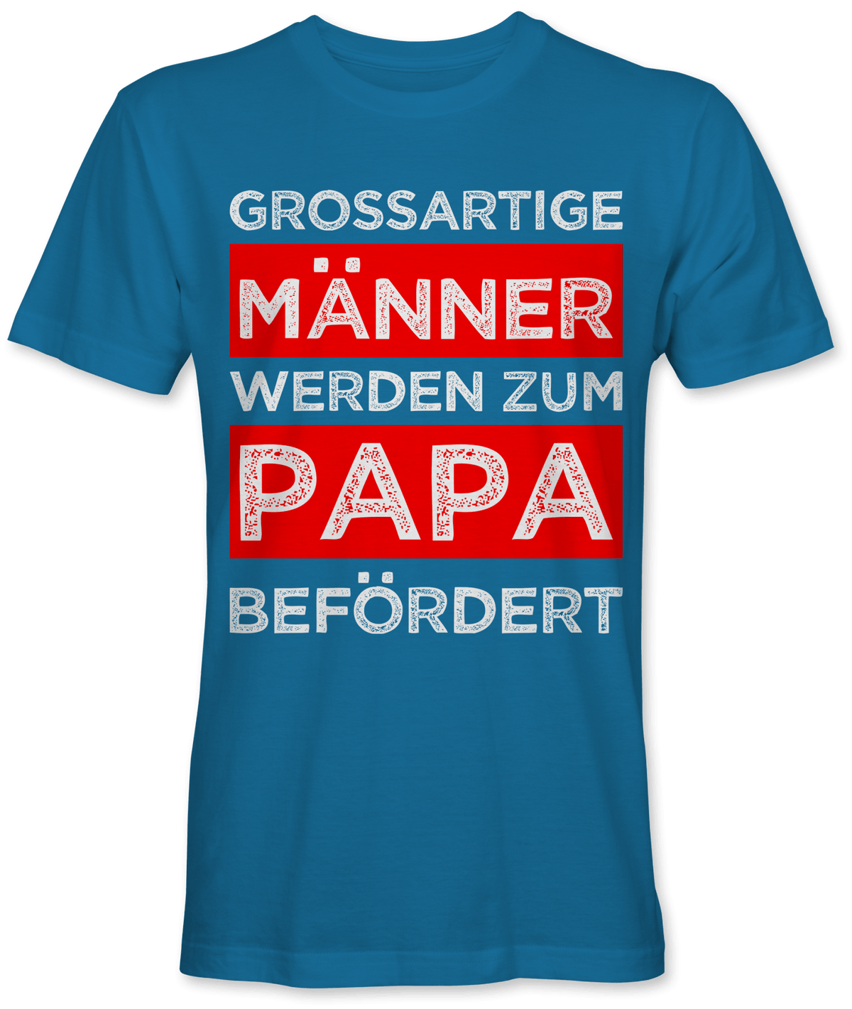 Grossartige Männer werden zum Papa befördert