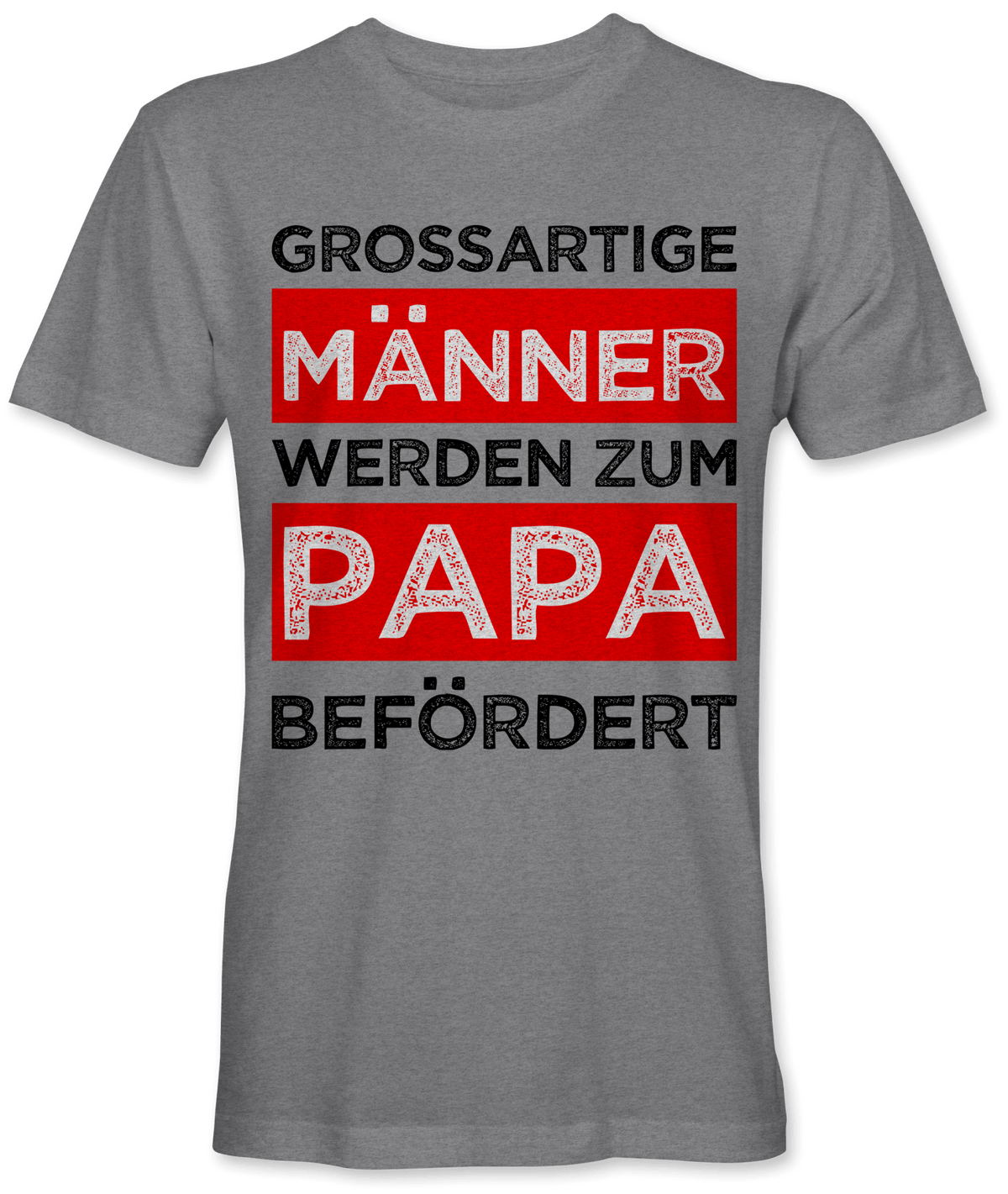 Grossartige Männer werden zum Papa befördert