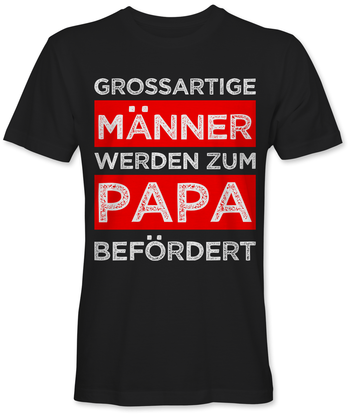 Grossartige Männer werden zum Papa befördert