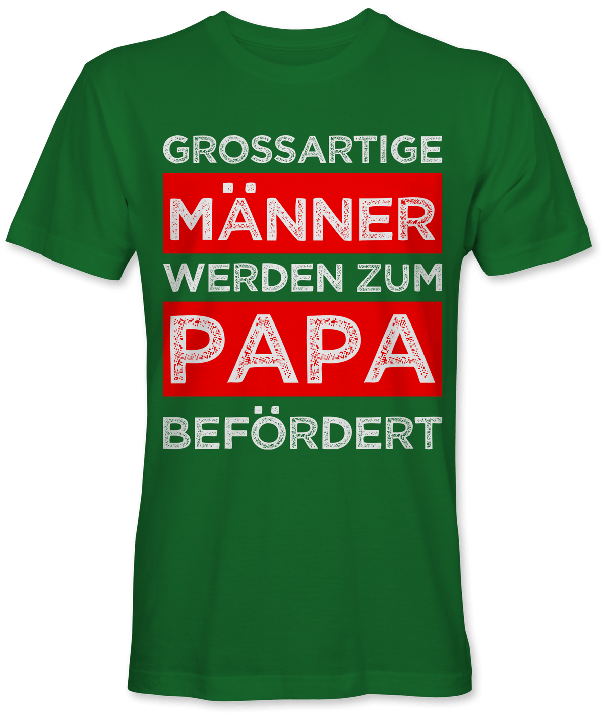 Grossartige Männer werden zum Papa befördert