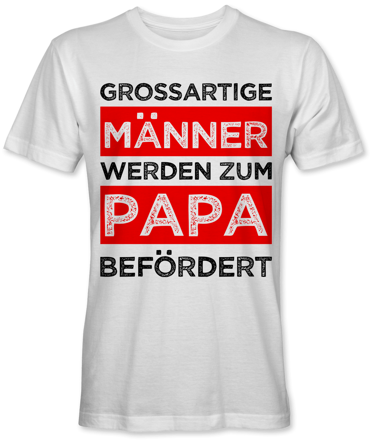 Grossartige Männer werden zum Papa befördert