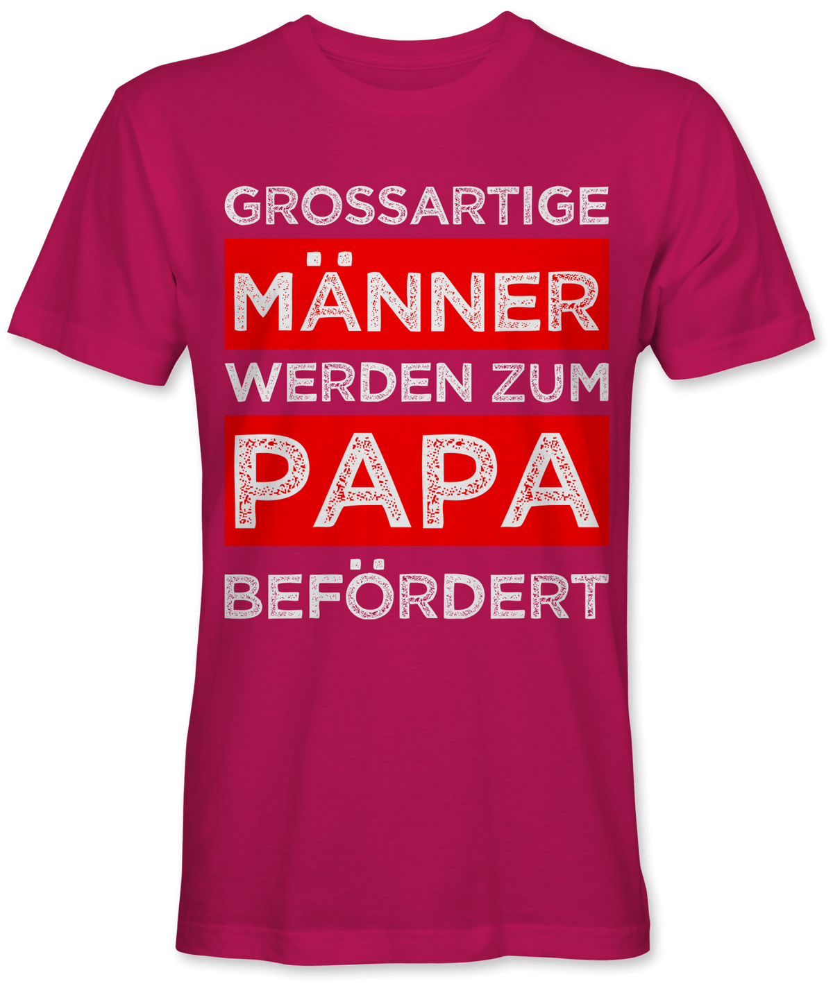 Grossartige Männer werden zum Papa befördert