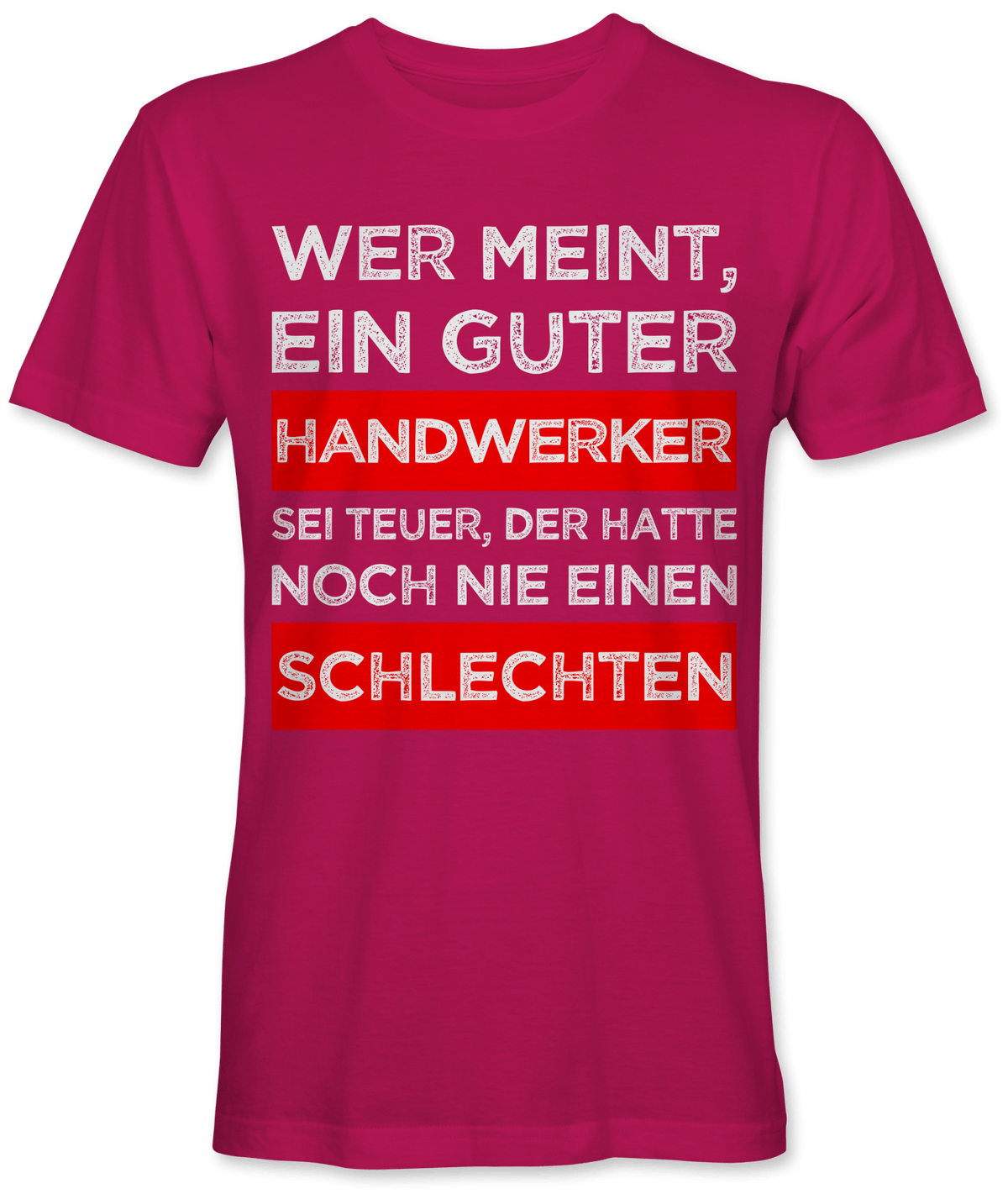 Guter Handwerker schlechter Handwerker