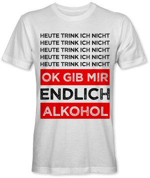 Heute trink ich nicht