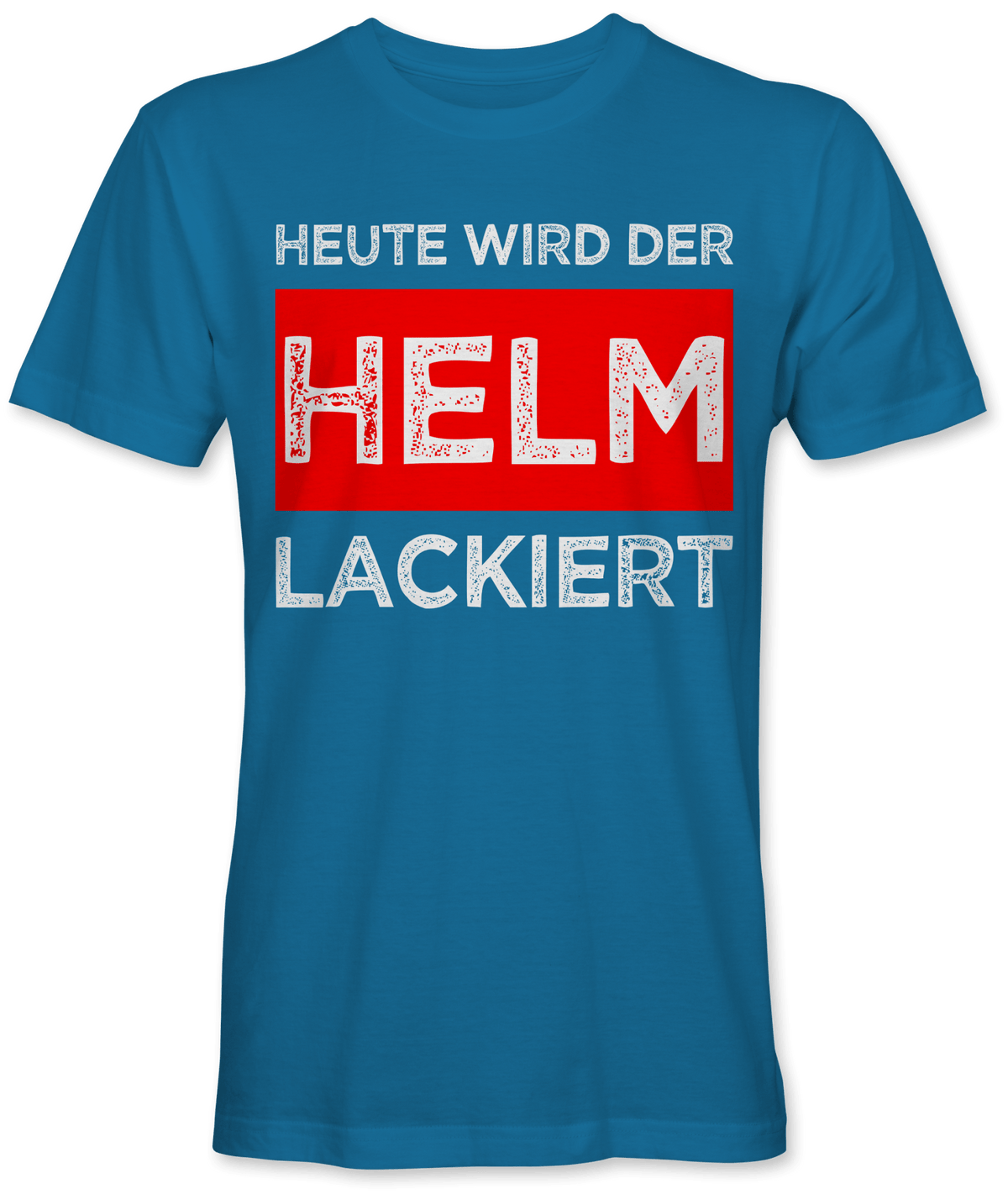 Heute wird der Helm lackiert