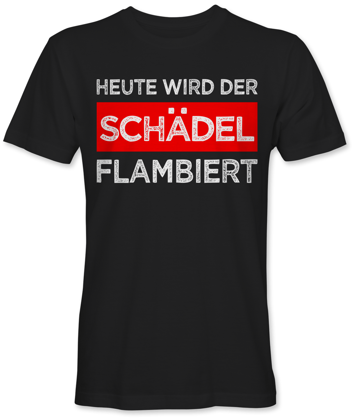Heute wird der Schädel flambiert
