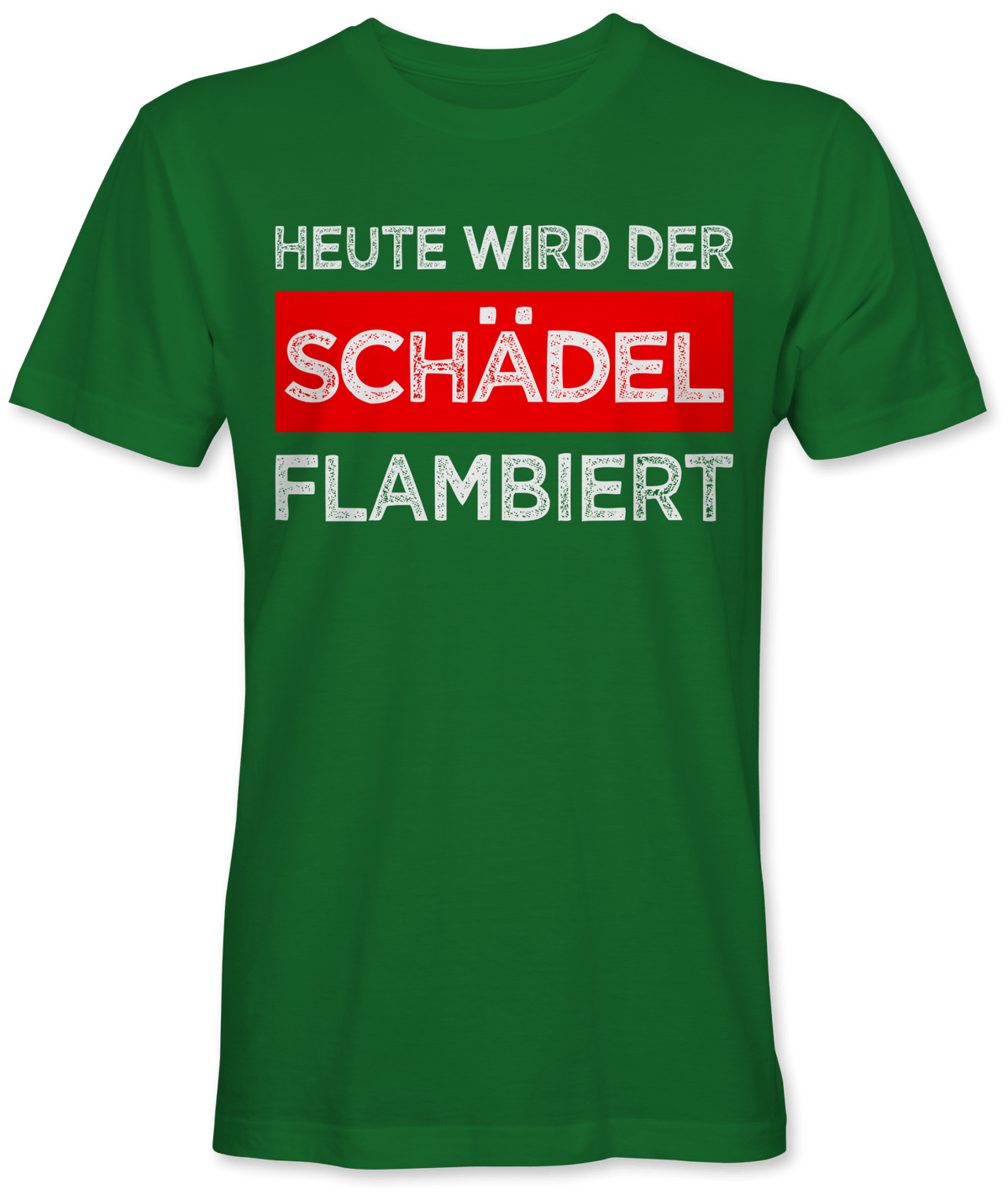 Heute wird der Schädel flambiert