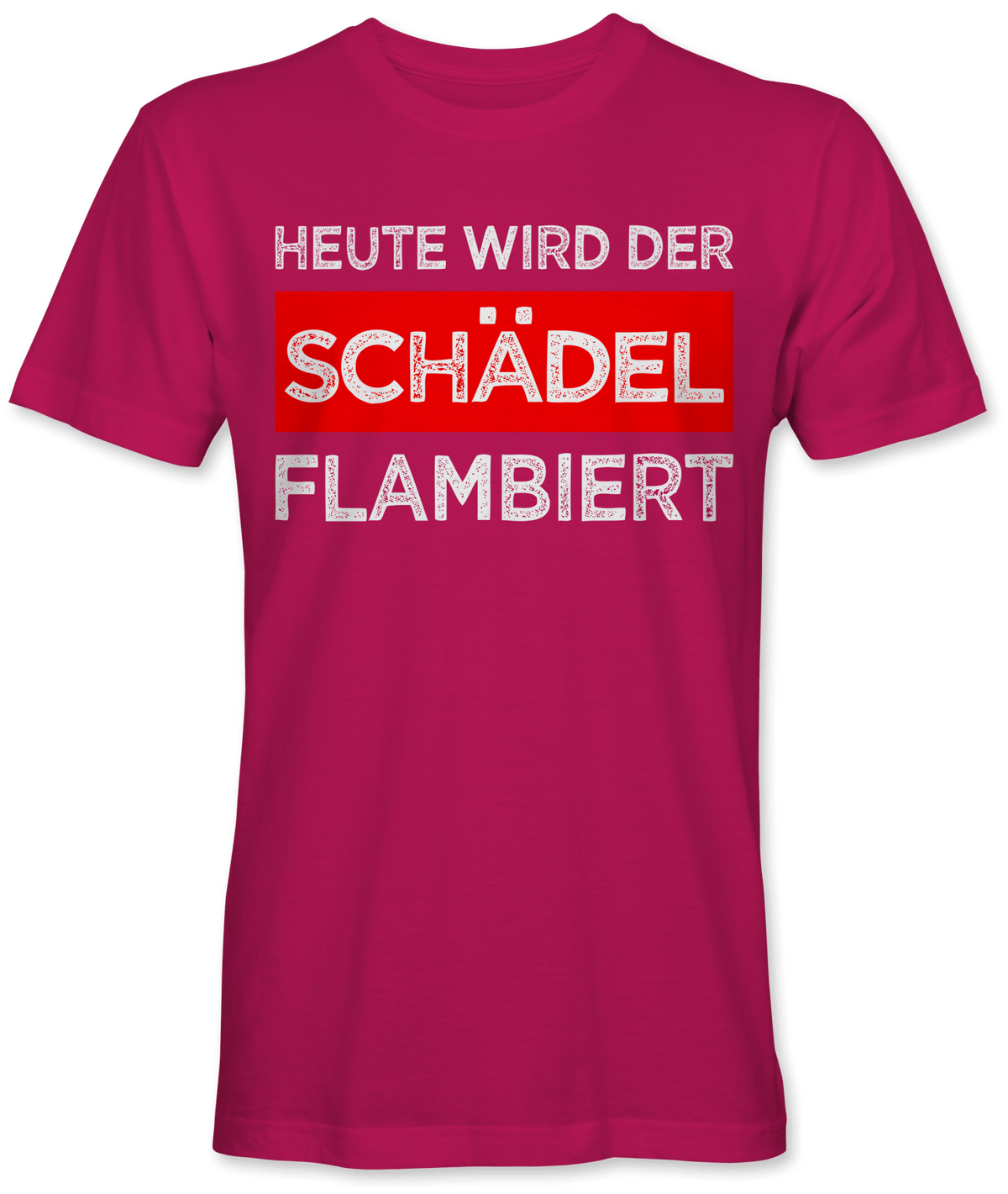 Heute wird der Schädel flambiert