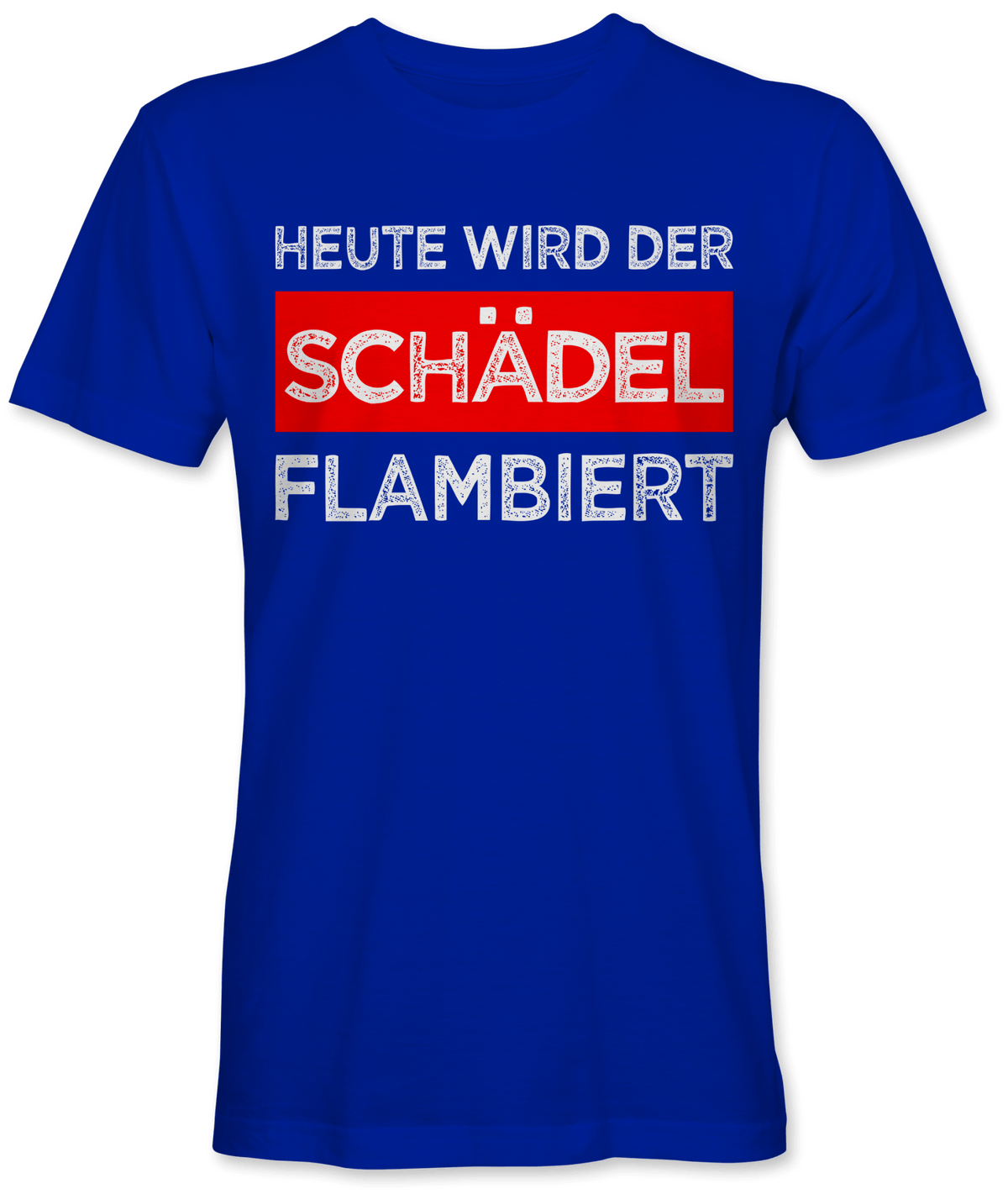 Heute wird der Schädel flambiert