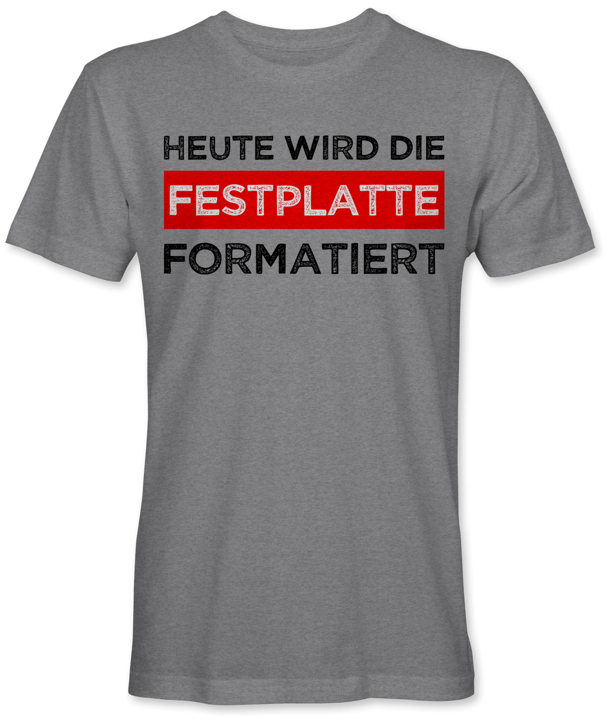 Heute wird die Festplatte formatiert