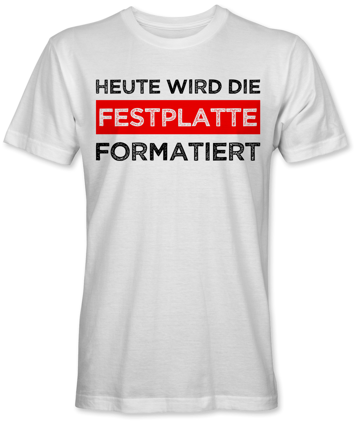 Heute wird die Festplatte formatiert