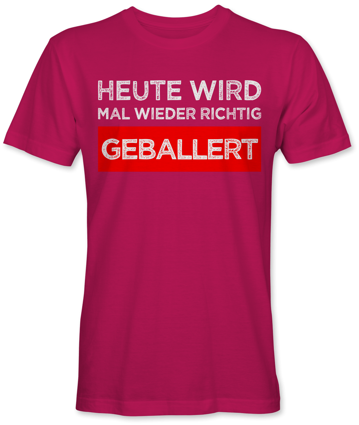 Heute wird geballert