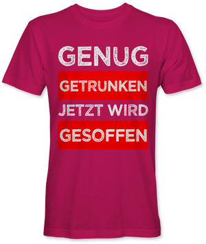 Jetzt wird gesoffen