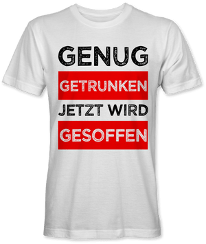 Jetzt wird gesoffen