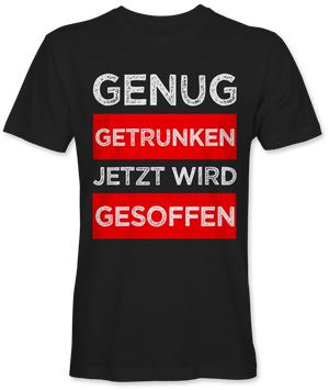 Jetzt wird gesoffen