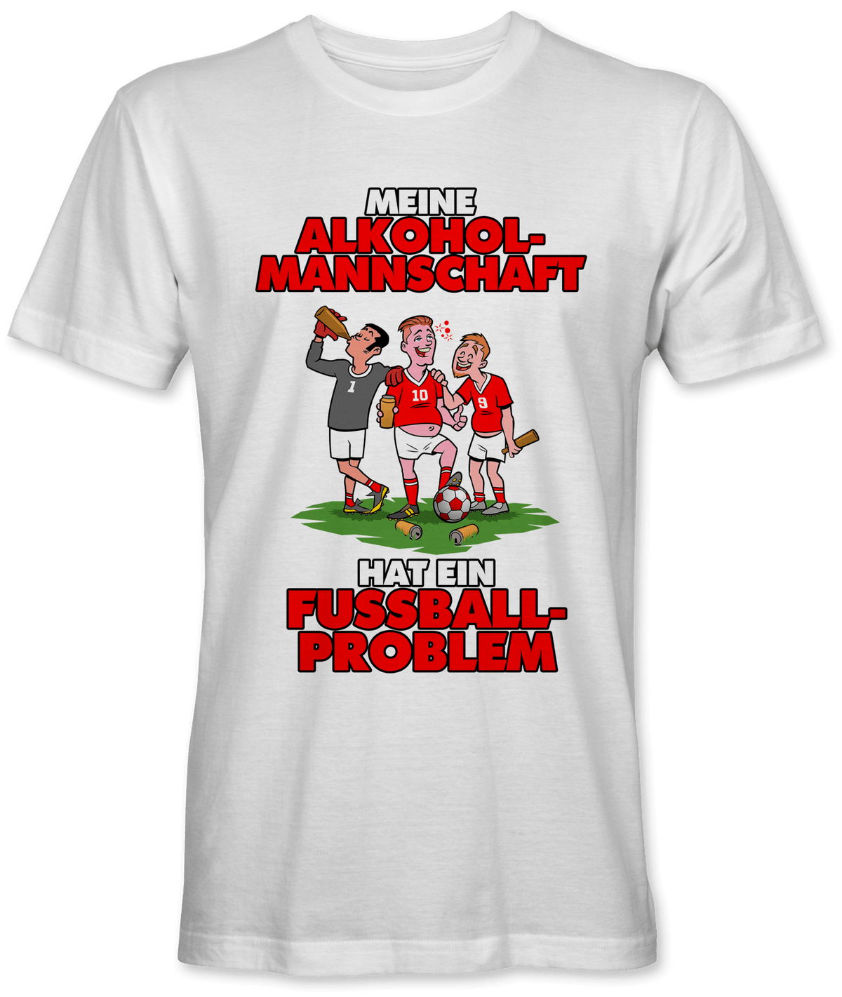 Meine Alkoholmannschaft hat ein Fussball Problem