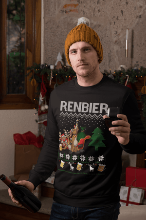 Renbier Ugly Christmas Sweater Sweater - Kreisligahelden.de