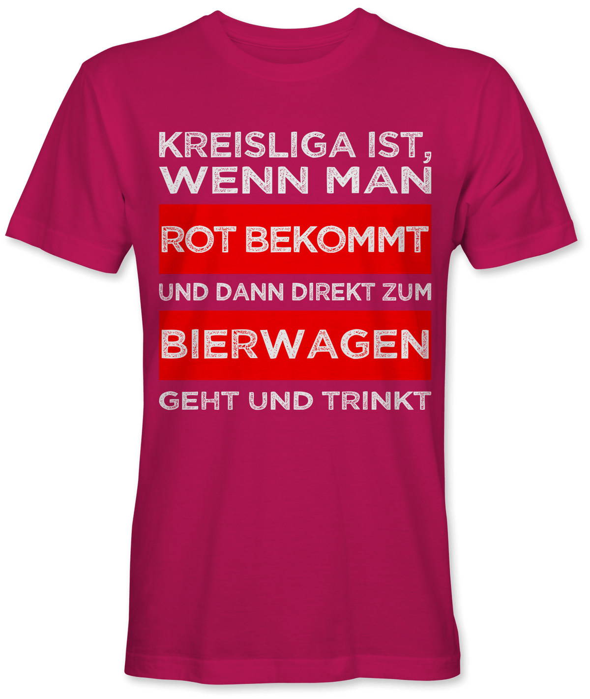 Rot und ab zum Bierwagen