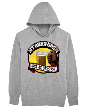 "Stadionbier muss bezahlbar sein" Casual-Style Premium Hoodie - Kreisligahelden