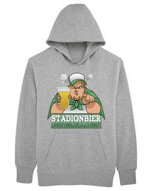 Stadionbier muss bezahlbar sein Premium Hoodie T-Shirt - Kreisligahelden.de