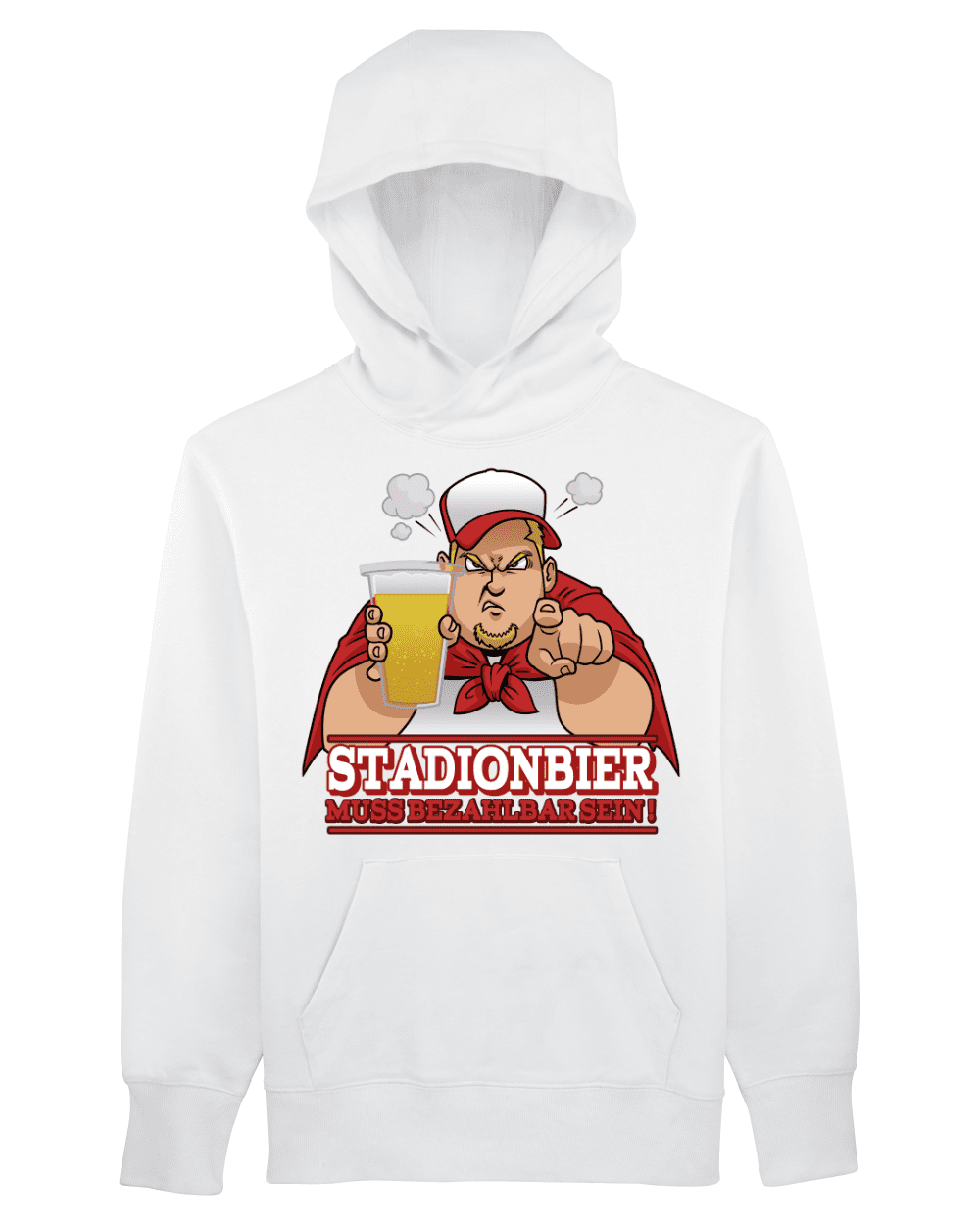 Stadionbier muss bezahlbar sein Premium Hoodie T-Shirt - Kreisligahelden.de