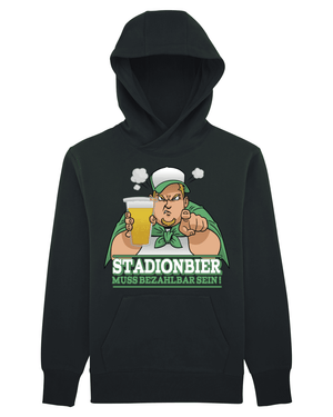 Stadionbier muss bezahlbar sein Premium Hoodie T-Shirt - Kreisligahelden.de