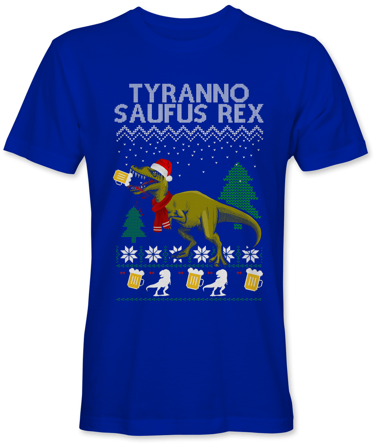 Tyrannosaufus Rex Ugly Christmas Shirt