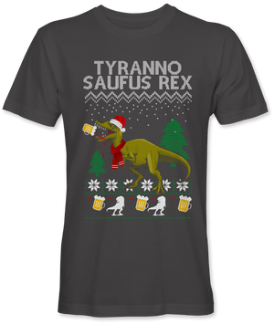Tyrannosaufus Rex Ugly Christmas Shirt