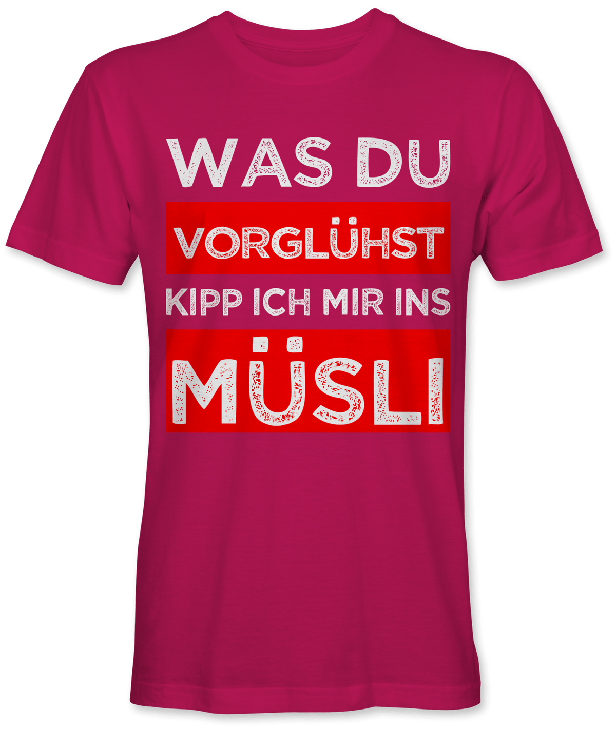 Was du vorglühst kipp ich mir ins Müsli