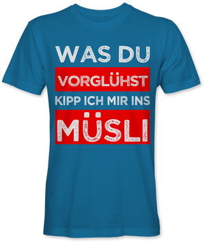 Was du vorglühst kipp ich mir ins Müsli