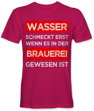 Wasser schmeckt erst nach der Brauerei