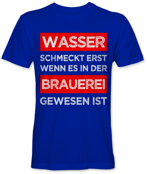 Wasser schmeckt erst nach der Brauerei